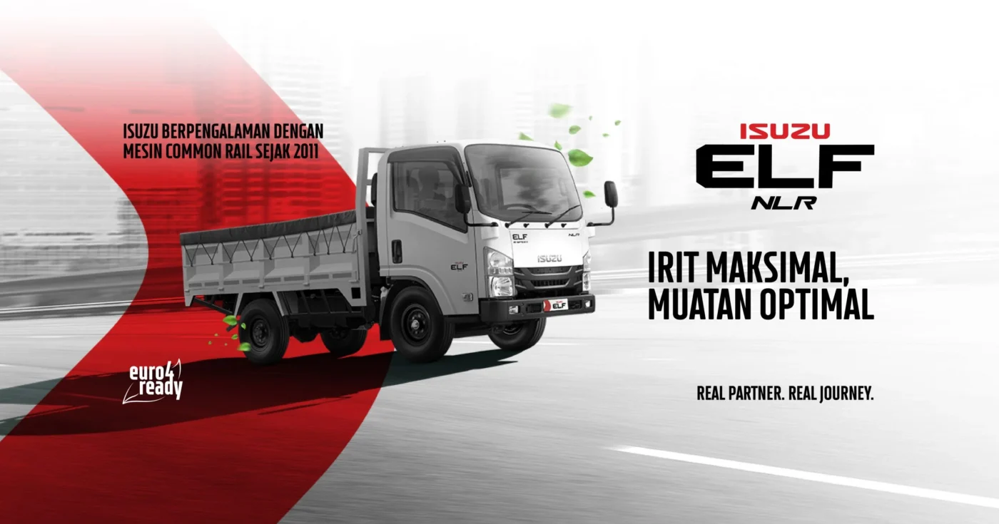 Isuzu Light Truk 4 Ban - ELF-NLR - Banner - 01 Isuzu Light Truk 4 Ban - ELF-NLR - Banner - 01